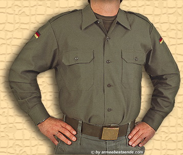 Achtung: zugreifen solange verfügbar, dieses Feldhemd wird nicht mehr für die Bundeswehr produziert